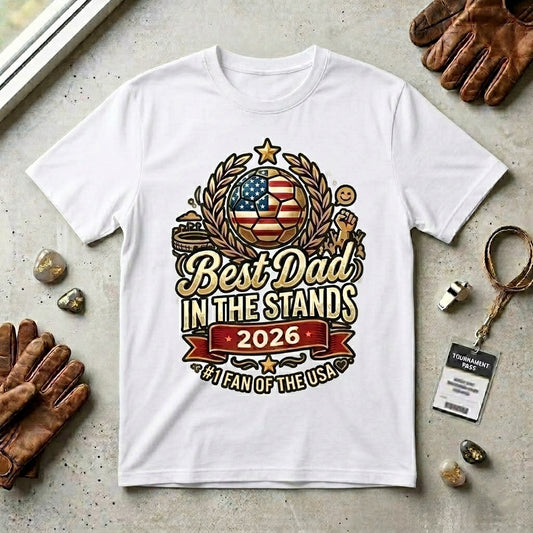 Best Dad In The Stand | USA T-shirt