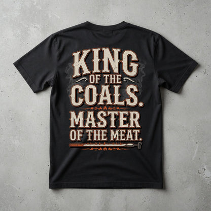 The Grillfather King off The Coals Short Sleeve Crusher Tee