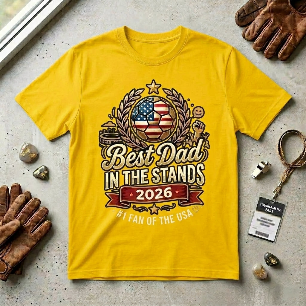 Best Dad In The Stand | USA T-shirt