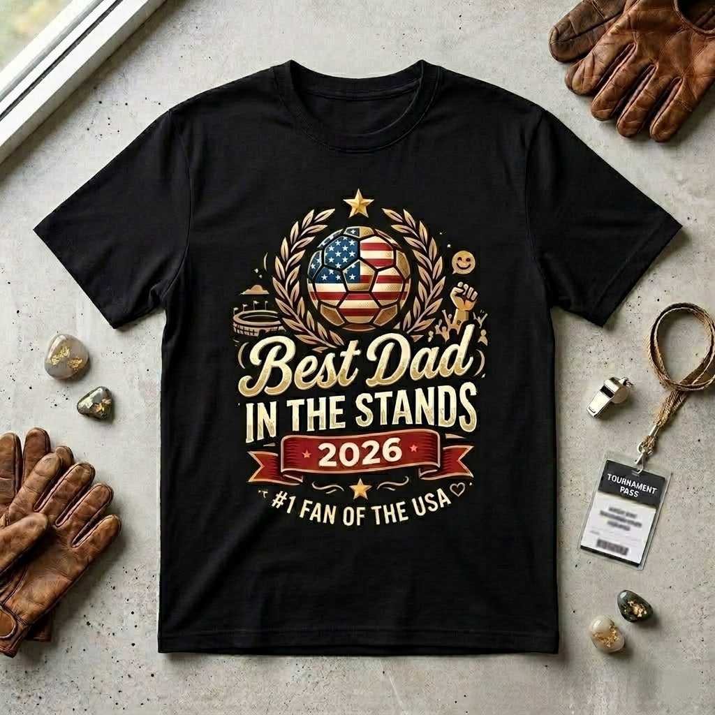Best Dad In The Stand | USA T-shirt